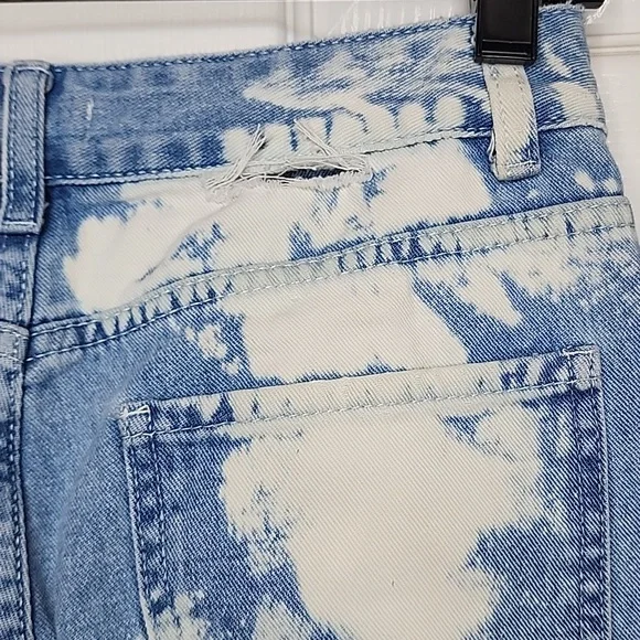 Red Berry Acid Wash High Waist  Cloud Denim Jeans - Picture 7 of 13